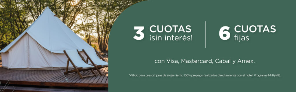 Terranova, 3 cuotas sin interes o 6 cuotas fijas.